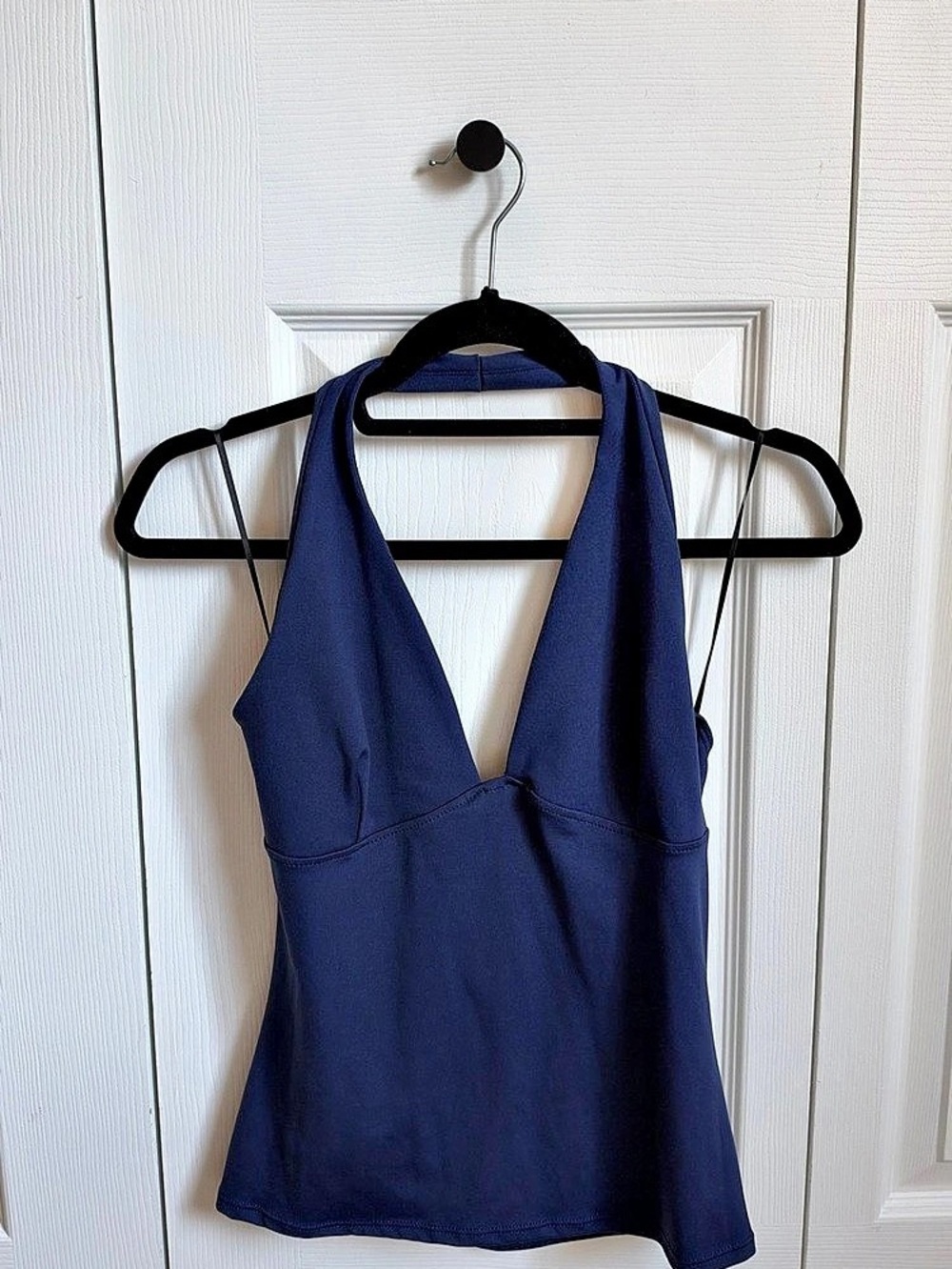 Halter Tank Top Blue